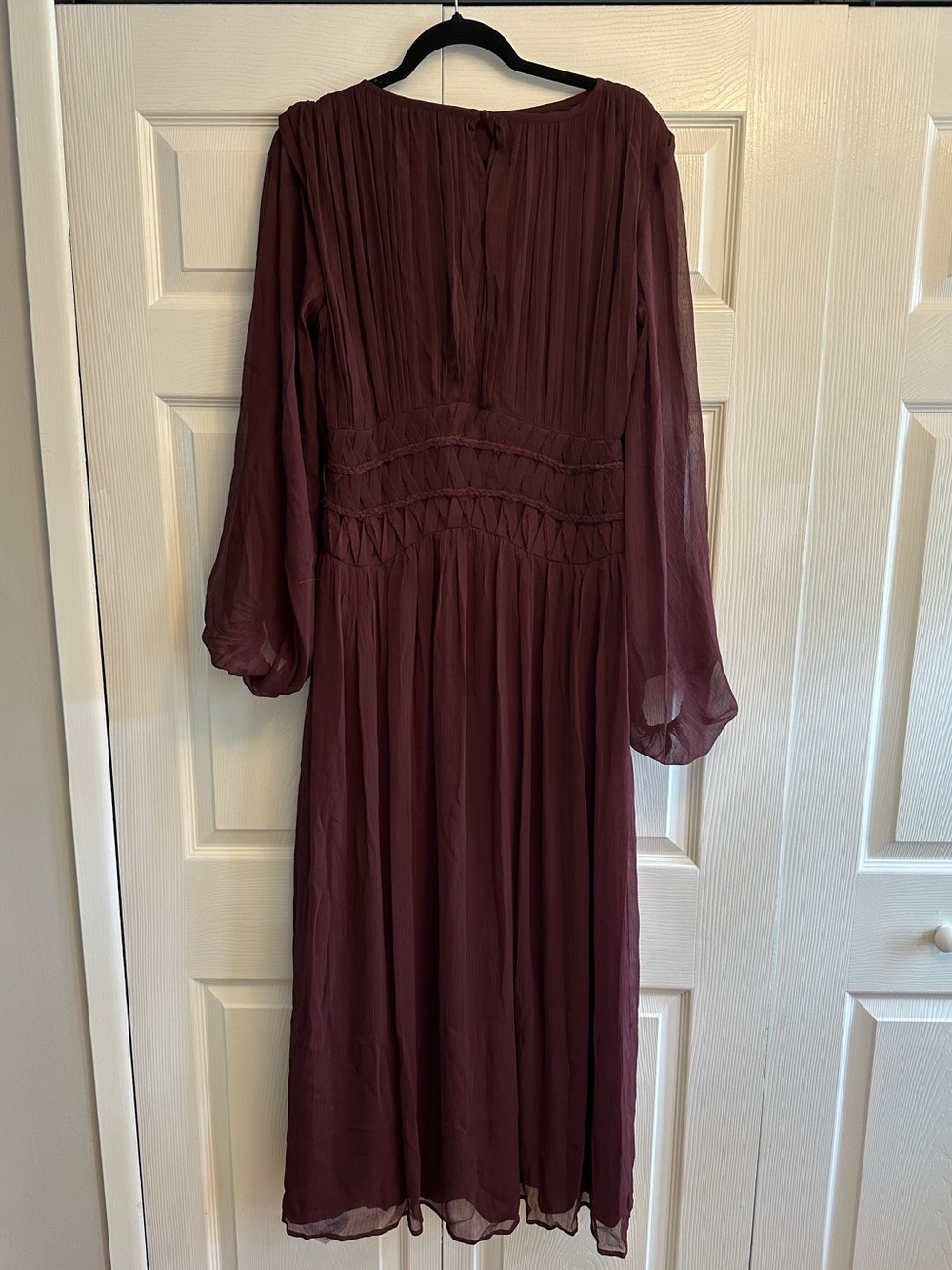 ASOS Design Brand New Waisted Detail Midi Dress - Picture 3 of 5